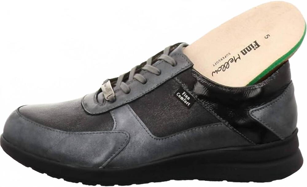 NEW FINN COMFORT women's corato shoes in pandora black